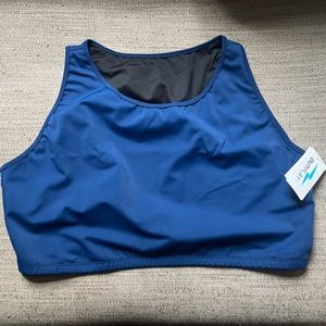 NWT Swimmee Solid Compression Swim Top